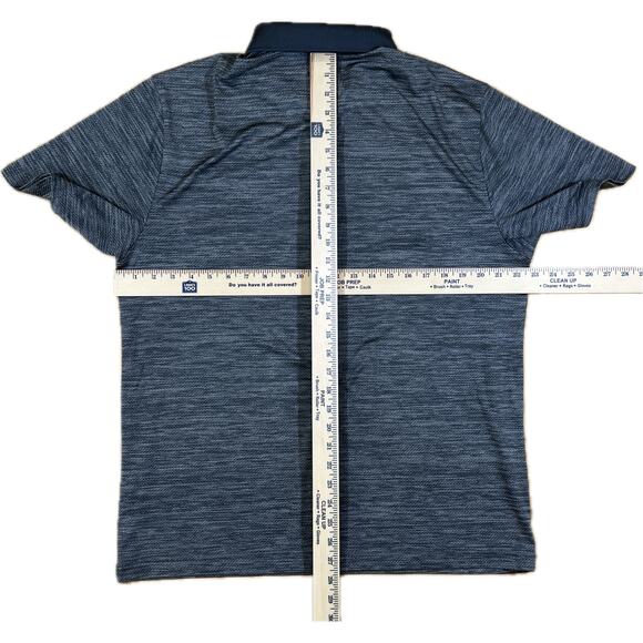 Under Amour The Performance Polo Multishade Gray Pattern Chest Logo Mens Large - Picture 7 of 7